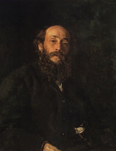 llya Yefimovich Repin Portrait of painter Nikolai Nikolayevich Ghe